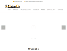 Tablet Screenshot of gruasco.com